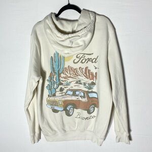 Ford Cream Ford Bronco Desert Ride Graphic Hoodie M
